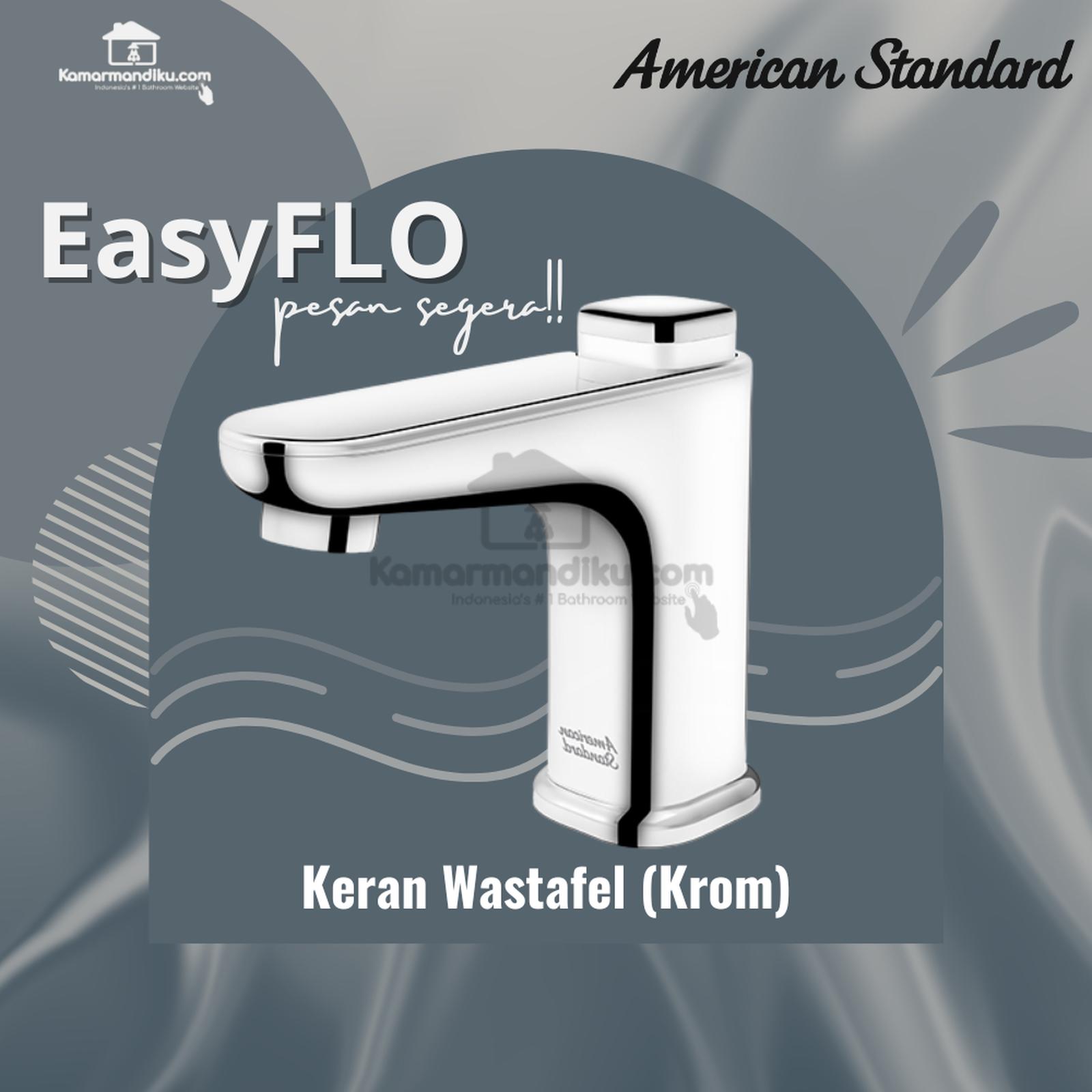 wastafel faucet american standard chrome model easyflo