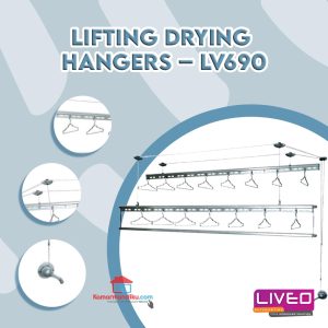 ceiling drying racks liveo model lv690
