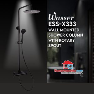 shower wasser wall mounted column system model ess x333