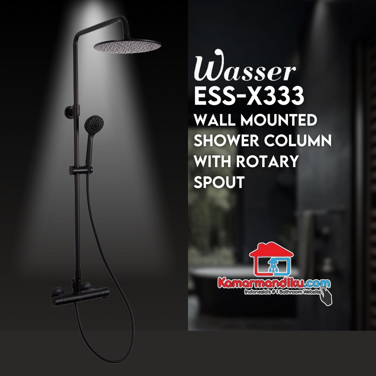 shower wasser wall mounted column system model ess x333