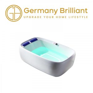 Germany Brilliant GBB1007-W Acrylic Jacuzzi Bathtub Standing